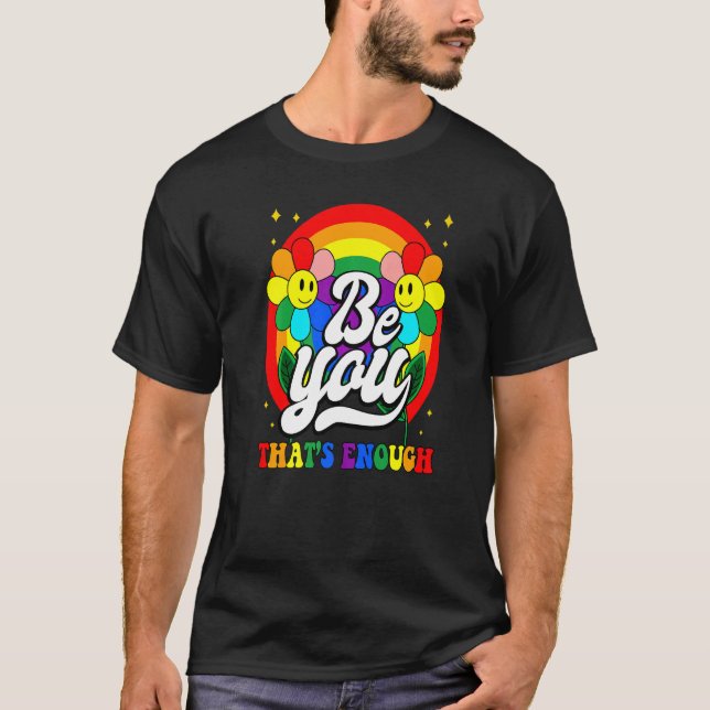 Jag vill be om er självpositiva inspirativa Gay Pr T Shirt (Framsida)