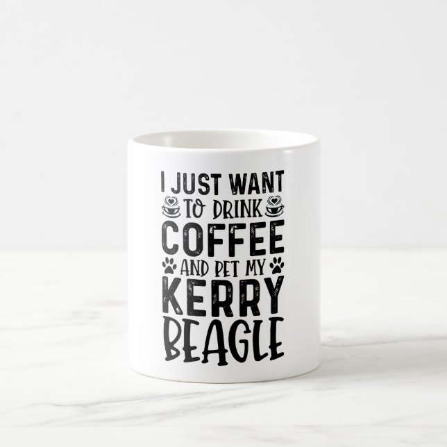 Jag vill behålla min Kerry Beagle Kaffemugg (Center)