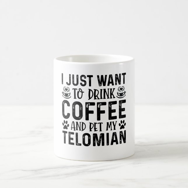 Jag vill behålla min telomik kaffemugg (Center)