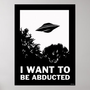 Jag vill bli bortförd poster