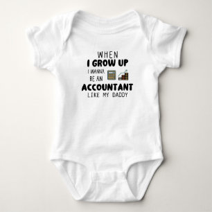 Jag vill bli revisor som min pappa Redovisning T Shirt