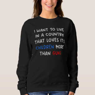 Jag vill bo i en Land som Kärlek det är barn i. T Shirt