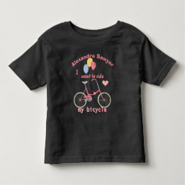 Jag vill cykla min cykel Vintage cykelballonger Tee
