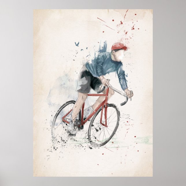 Jag vill cykla poster (Framsidan)