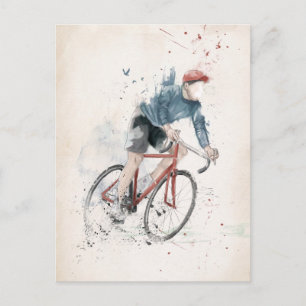 Jag vill cykla vykort