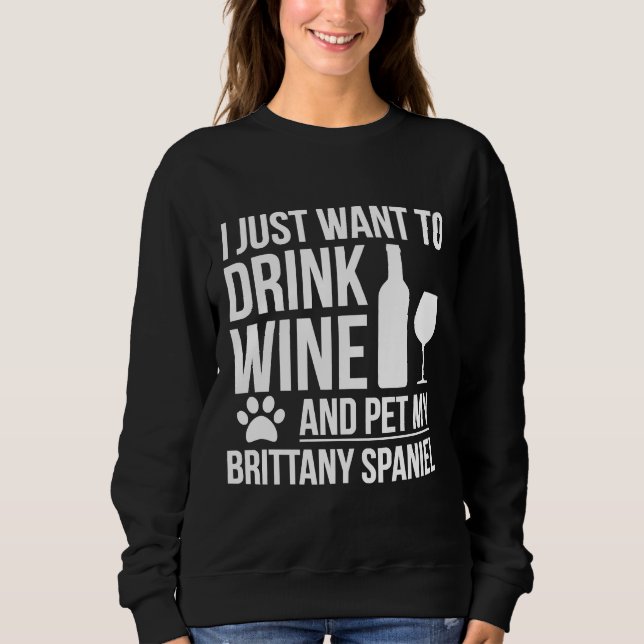 Jag vill dricka Vin och äta min spanjor D T Shirt (Framsida)