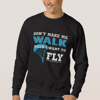 JAG VILL FLY LÅNG ÄRMAD TRÖJA
