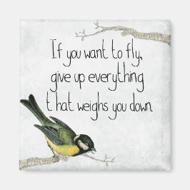 Jag vill flyga 2-tums kvadratstreck magnet