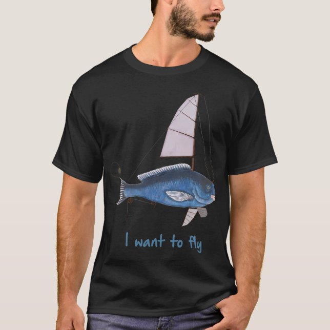 Jag vill flyga t shirt (Framsida)