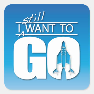 Jag vill fortfarande gå på ett klistermärke