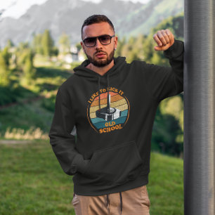 Jag vill gärna behålla det Old school - Retro Game Hoodie