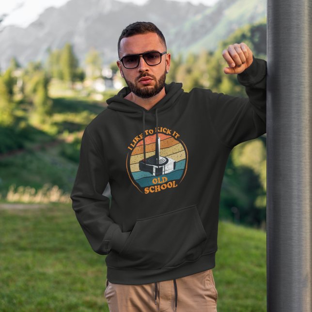 Jag vill gärna behålla det Old school - Retro Game Hoodie (Skapare uppladdad)