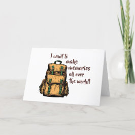 Jag vill göra minnen tack kort