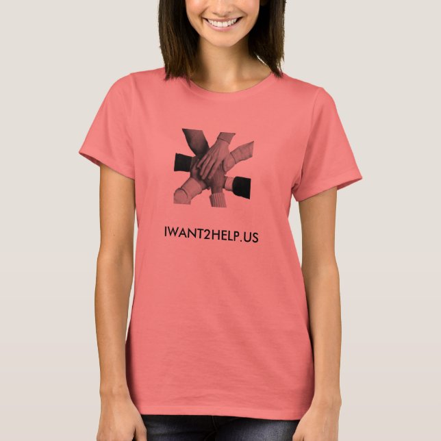 Jag vill ha 2 hjälparbetare Tee - Dam (Framsida)