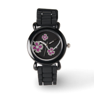 Jag vill ha Bära Diamonds Flower Girl Party Armbandsur