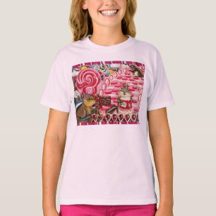 "Jag vill ha Candy" Ruffled Shirt T