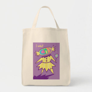 Jag vill ha Candy Sweet Tooth Toth Tygkasse