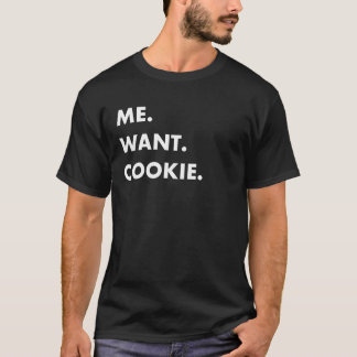 Jag vill ha Cookie Funny Kids School Friendly Adwo T Shirt