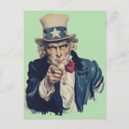 Jag vill ha dig | Farbror Sam Rekrytering Poster U Vykort
