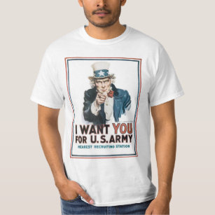 Jag vill ha dig farbror Sam T Shirt