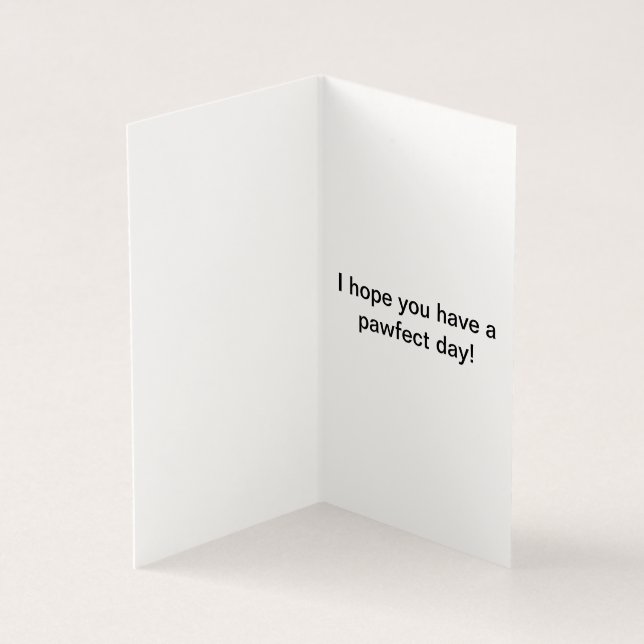 Jag vill ha dig! Westie Birthday Card Kort (Insida)