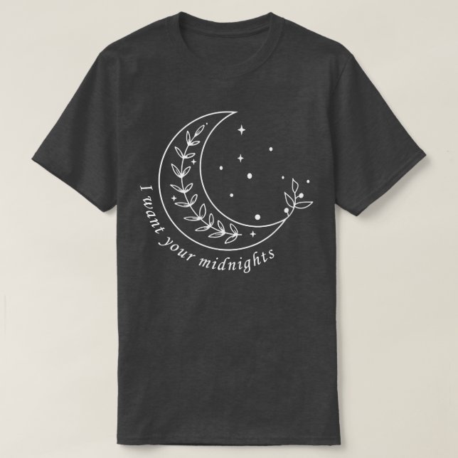 Jag vill ha dina midnatt t shirt (Design framsida)