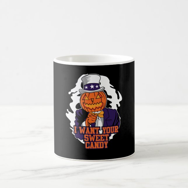 Jag vill ha ditt godis kaffemugg (Center)