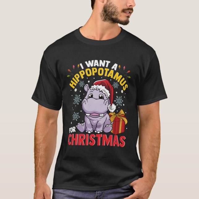 Jag vill ha en hippopotamus t shirt (Framsida)