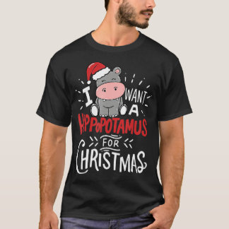 Jag vill ha en hippopotamus till jul Pajamas Manar T Shirt