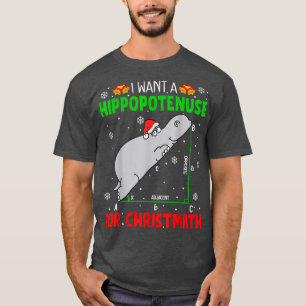 Jag vill ha en hippopotenus till Christmath Math C T Shirt