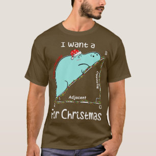 Jag vill ha en hippopotenus till jultomten Morsa T Shirt