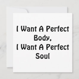 Jag vill ha en Perfekt, jag vill ha en Perfekt Sou Inbjudningar