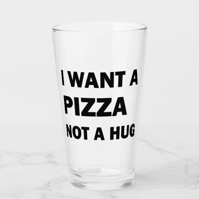 Jag vill ha en pizza, inte en kram glaskopp (Framsida)