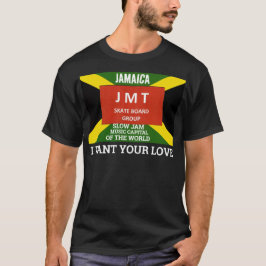 JAG VILL HA ER KÄRLEK. Grundläggande Mörk T-Shirt