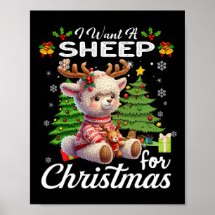 Jag vill ha ett fjälle till julklapparna Julafton Poster