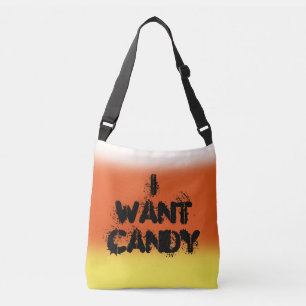 "Jag vill ha godis" Candy corn Crossbody Bag Axelväska