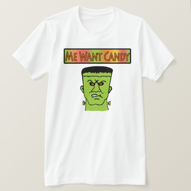 Jag vill ha godis tee (Design framsida)