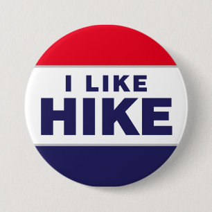 JAG VILL HA HIKE-knapp, Standard, 3-knapp Knapp
