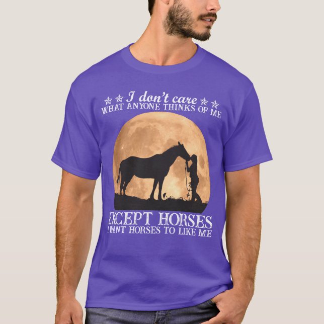Jag vill ha Horseo som jag... T Shirt (Framsida)