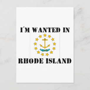 Jag vill ha i Rhode island Vykort