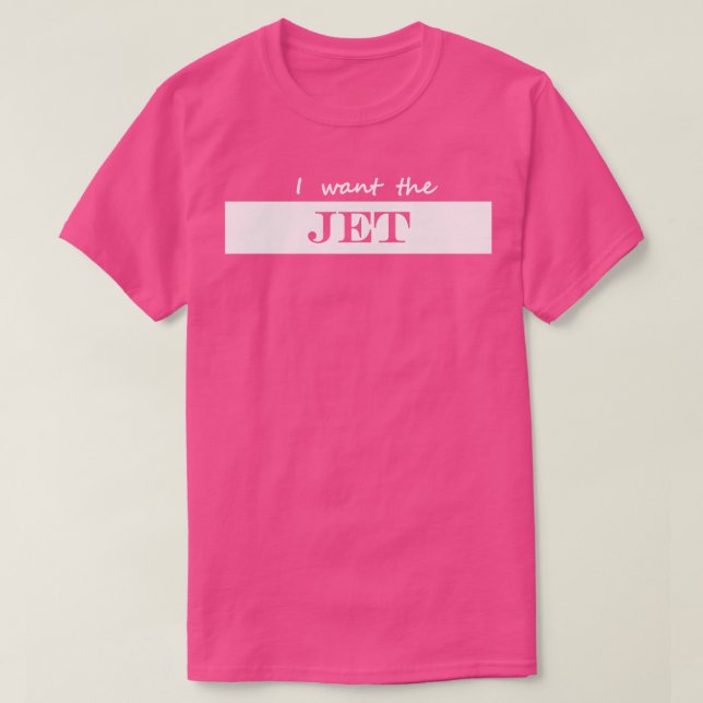 Jag vill ha jet t shirt (Design framsida)