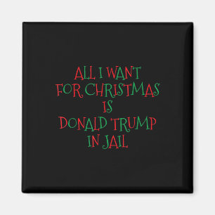 Jag vill ha jul är Donald Trump i Jail Magnet