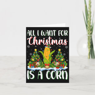 Jag vill ha jul är en Maj Julafton Träd Ljus Kort