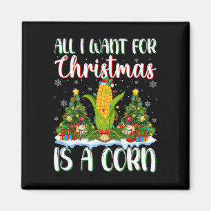 Jag vill ha jul är en Maj Julafton Träd Ljus Magnet