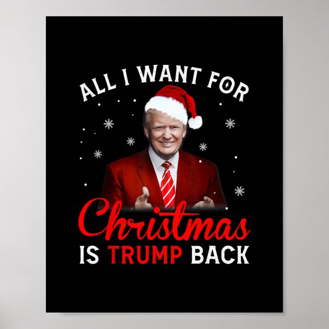 Jag vill ha julklapp tillbaka och ny förtid poster (Framsidan)