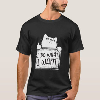 Jag vill ha konstiga kattälskare som katt mammor p t shirt