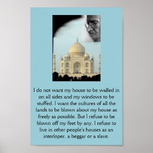 Jag vill ha kulturerna i alla länder. . . poster