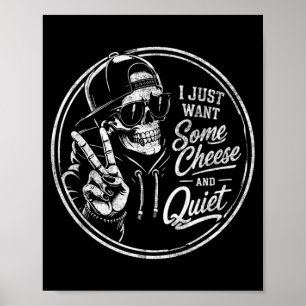 Jag Vill Ha Lite Ost Och Tyst Rolig Sarksatisk hum Poster