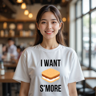 Jag vill ha mer roligt mat t shirt