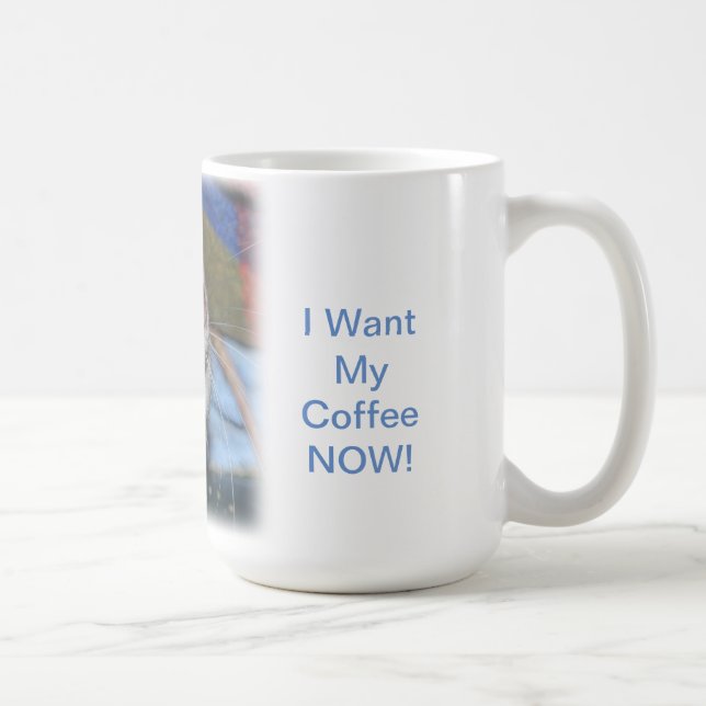 Jag vill ha mitt kaffe NU! Kaffemugg (Höger)